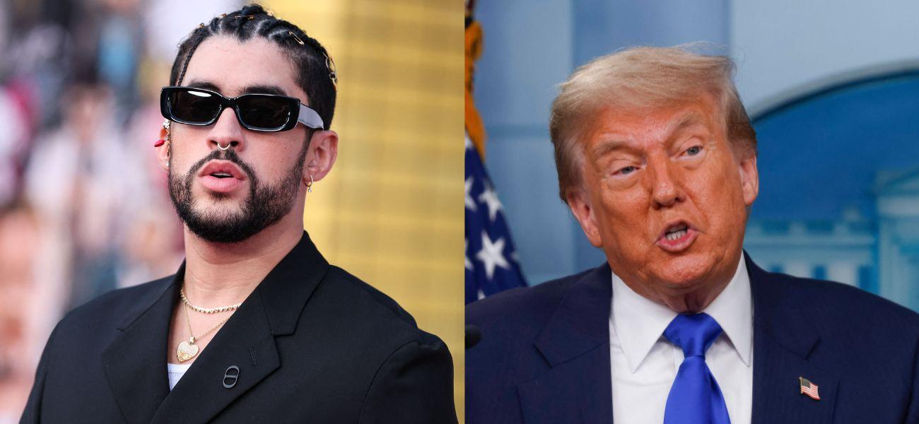 Bad Bunny and Donald Trump