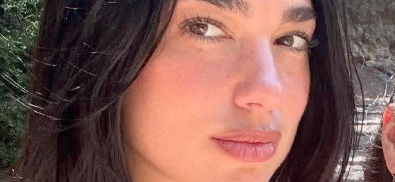 Dua Lipa close up