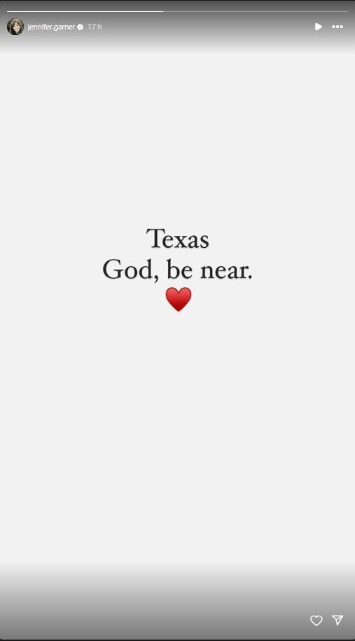 Jennifer Garner on Texas floods