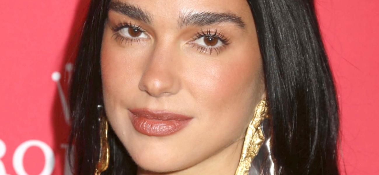 Dua Lipa close up