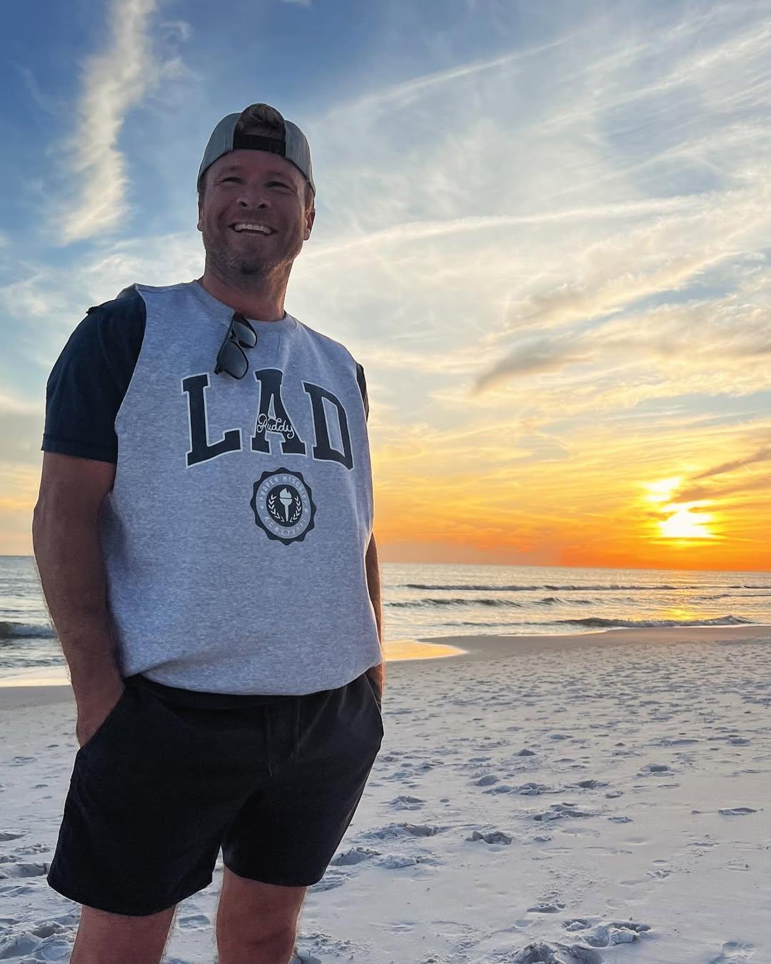 Brian Littrell at beach