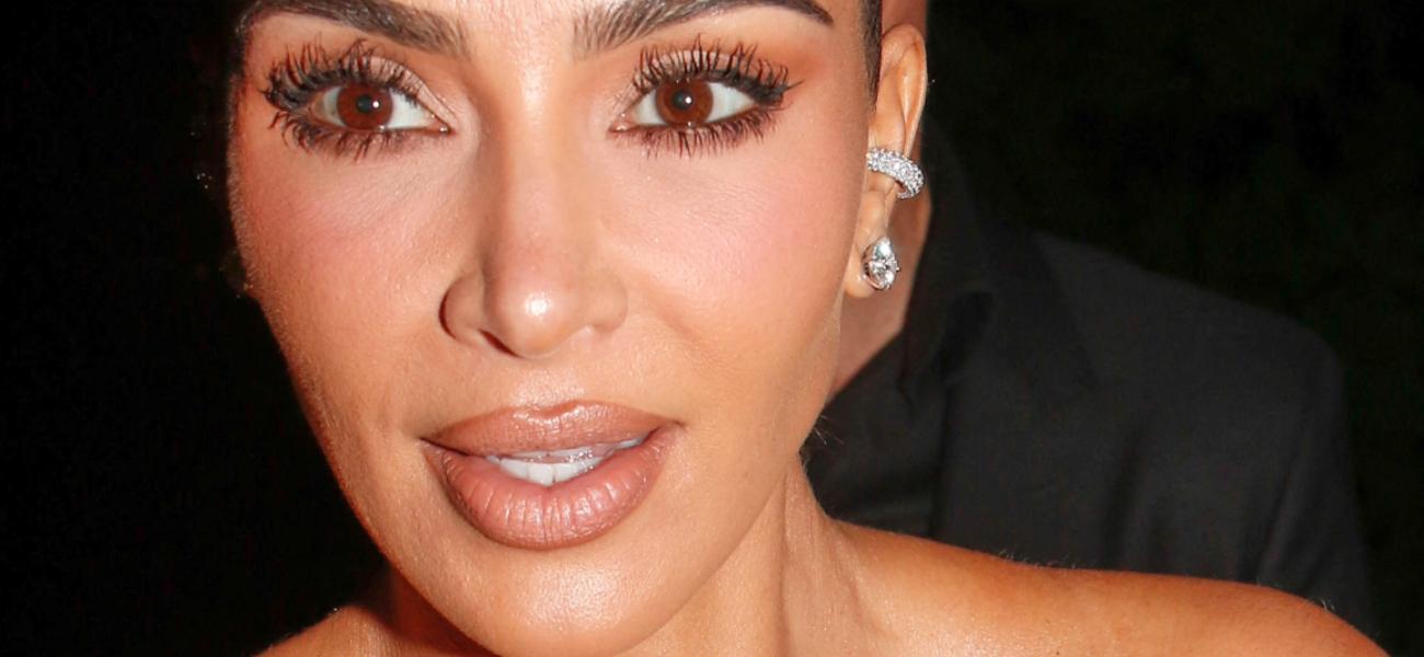 Kim Kardashian close up