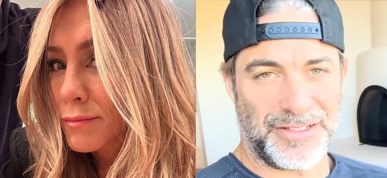 Jennifer Aniston (left) Jim Curtis (right)