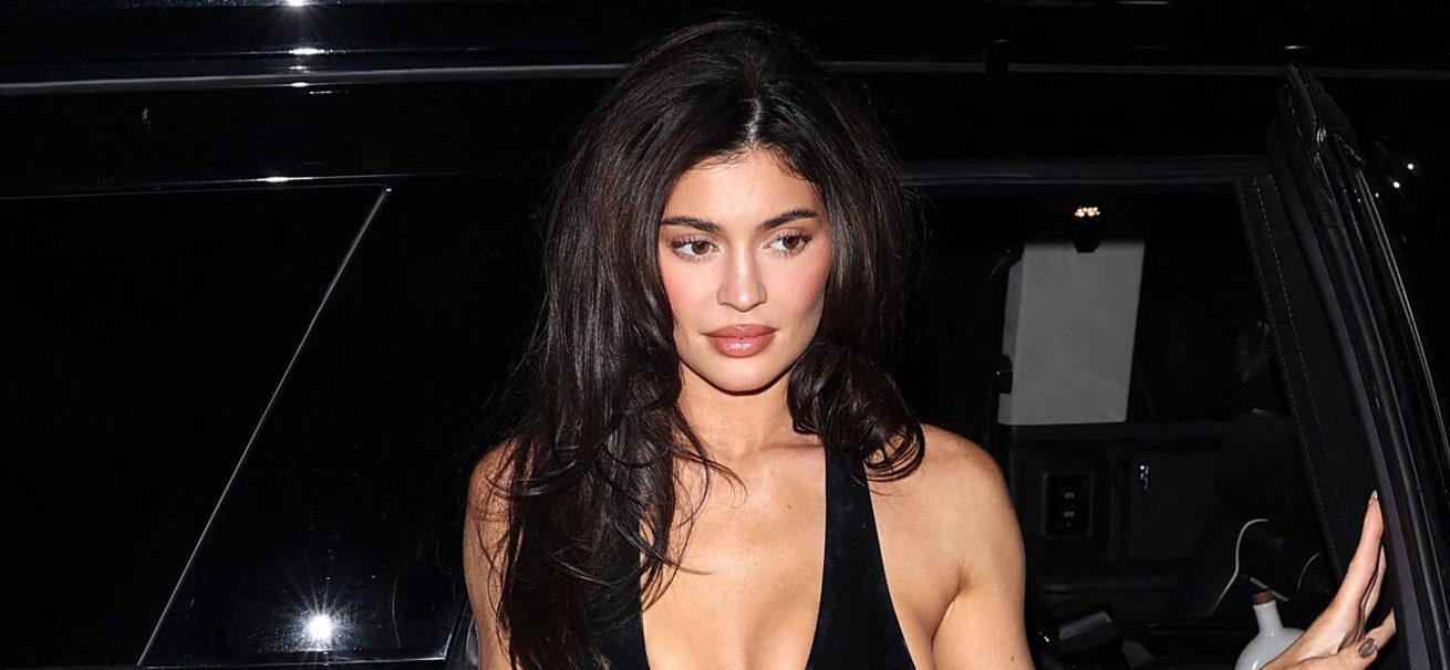 Kylie Jenner seen arriving for the launch of her new sprinter vodka and soda alcoholic beverage. 21 Mar 2024 Pictured: Kylie Jenner. Photo credit: TheRealSPW/ MEGA TheMegaAgency.com +1 888 505 6342 (Mega Agency TagID: MEGA1114030_002.jpg) [Photo via Mega Agency]
