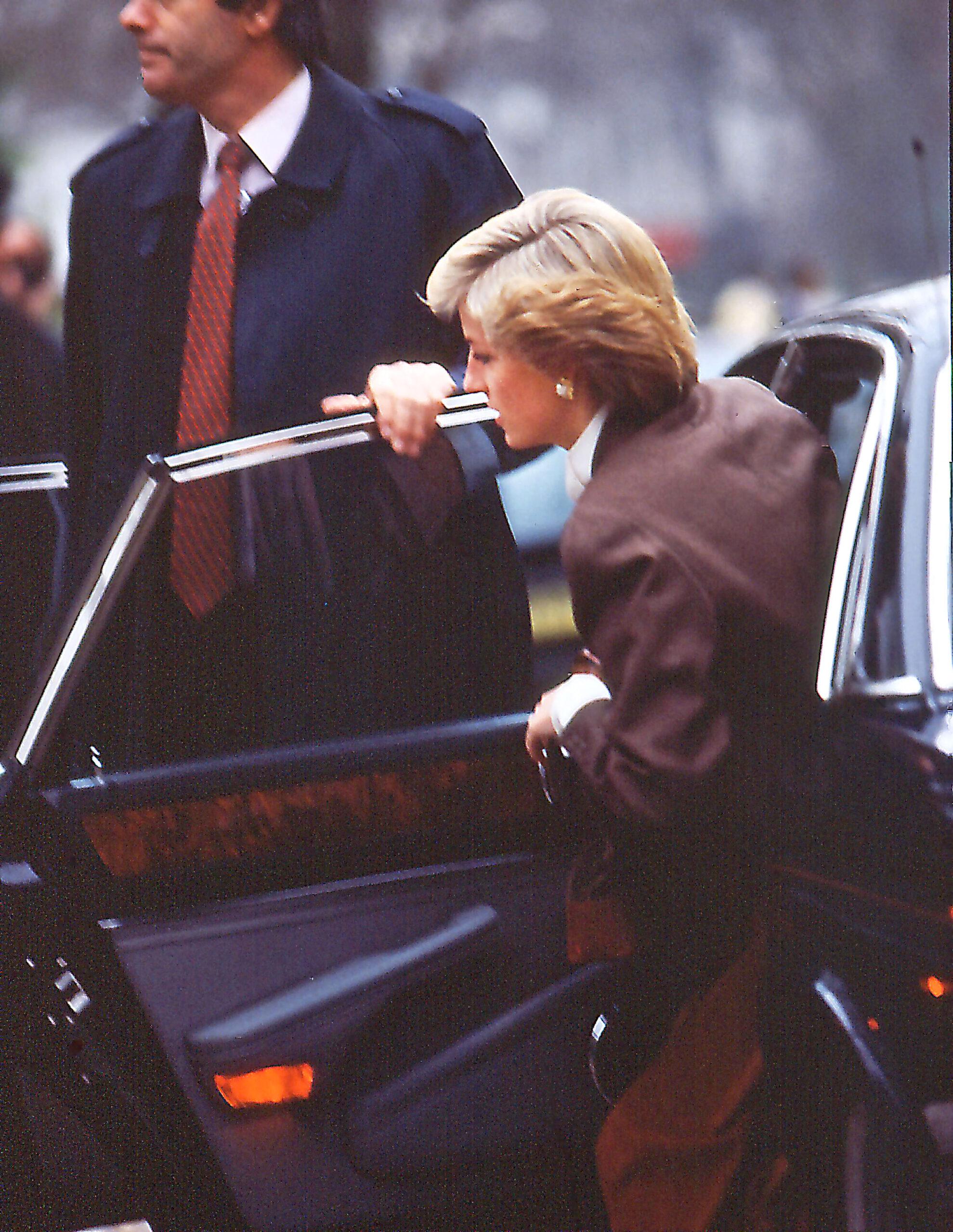 Princess Diana participating in various Royal engagements from Washington, DC