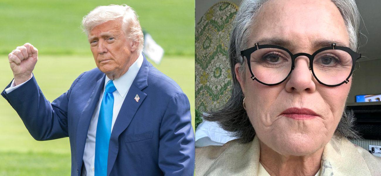 Donald Trump (left) Rosie O'Donnell (right)