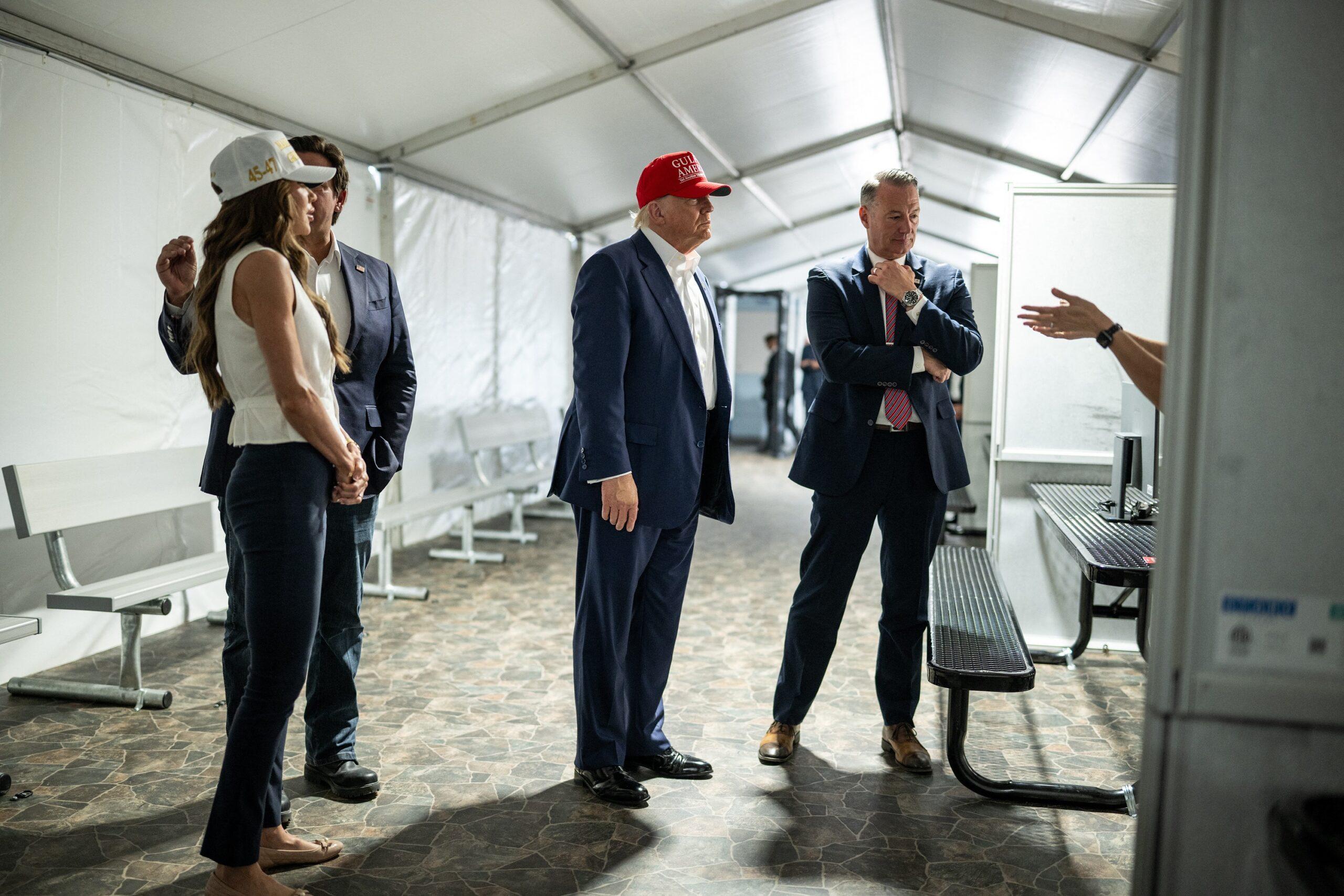 Trump Tours 'Alligator Alcatraz' Immigration Center