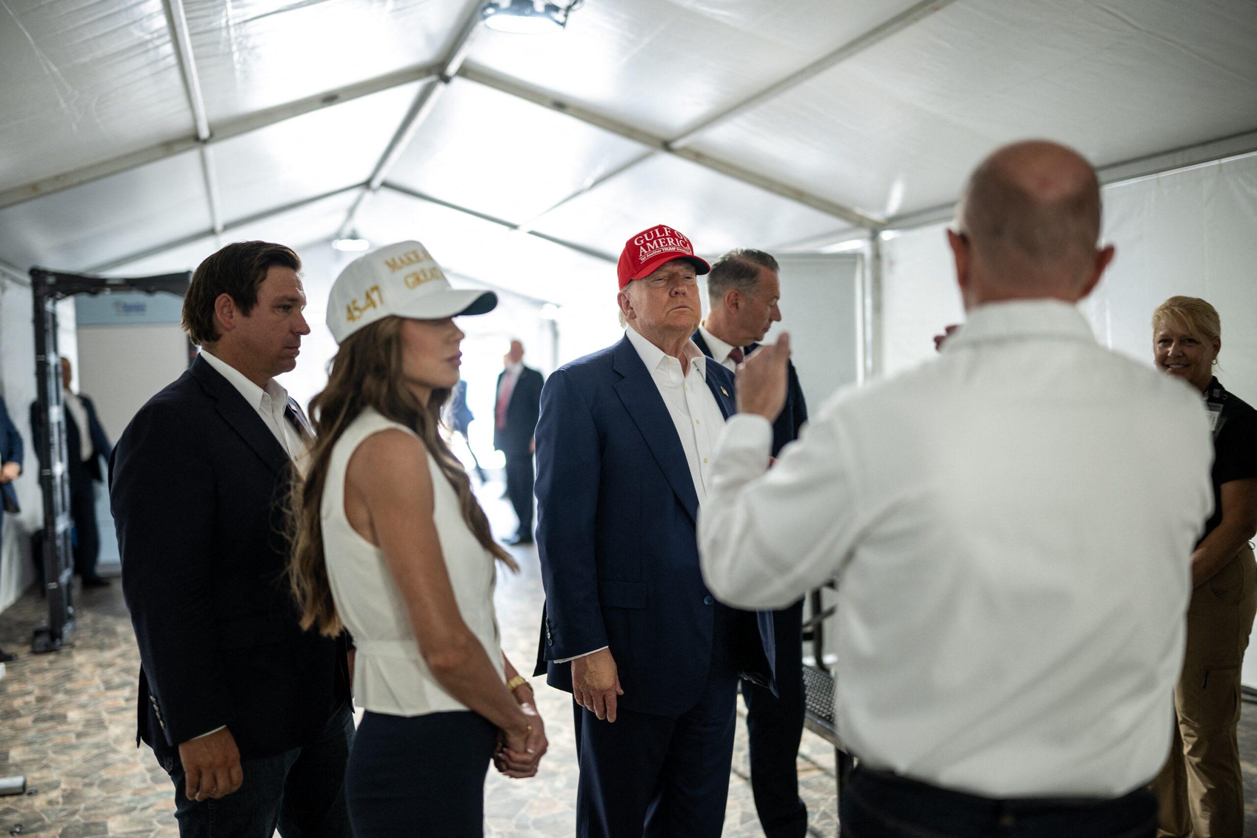 Trump Tours 'Alligator Alcatraz' Immigration Center