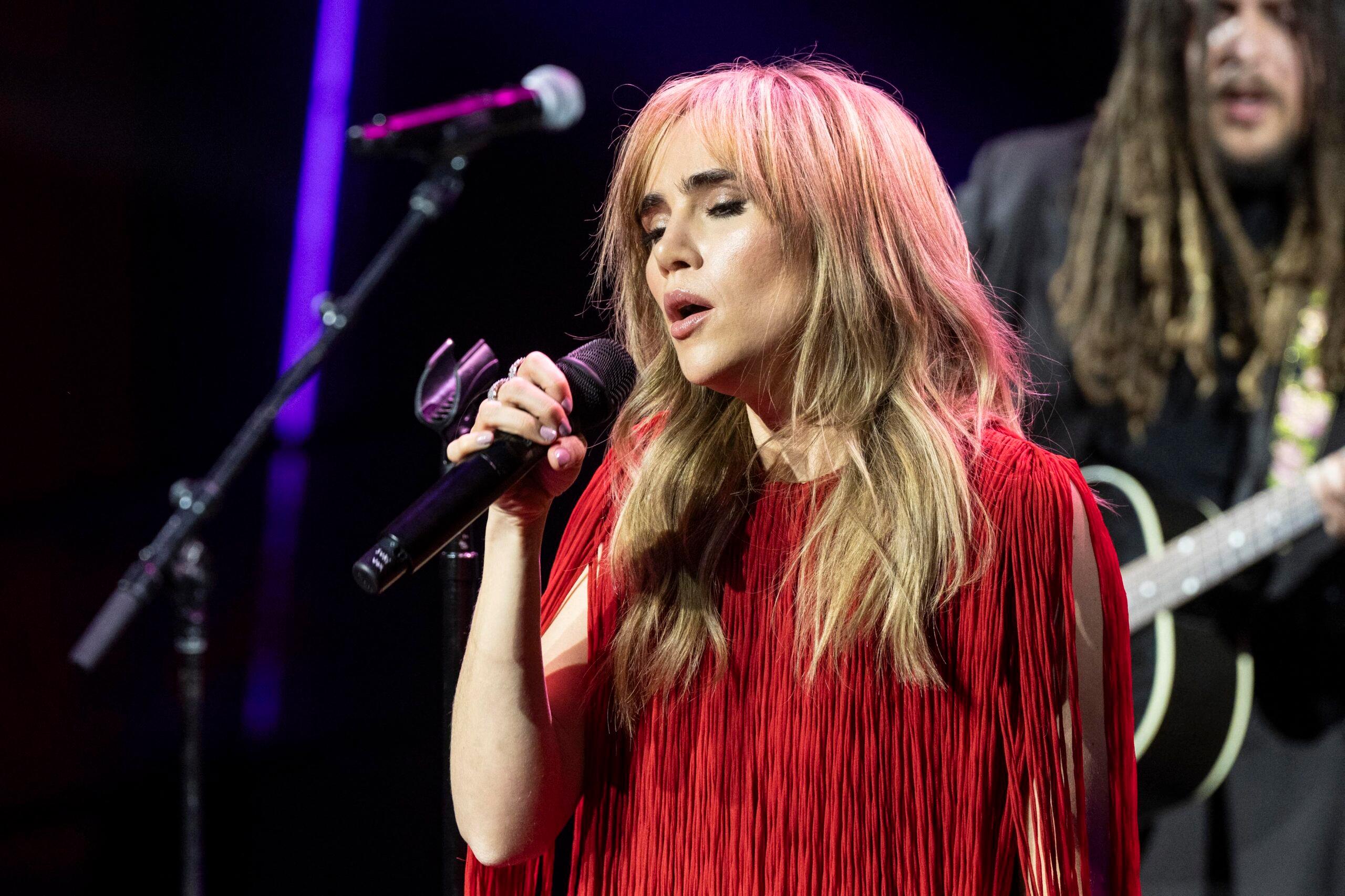 SUKI Waterhouse operates in the 2025 AHA's Red Dress Group