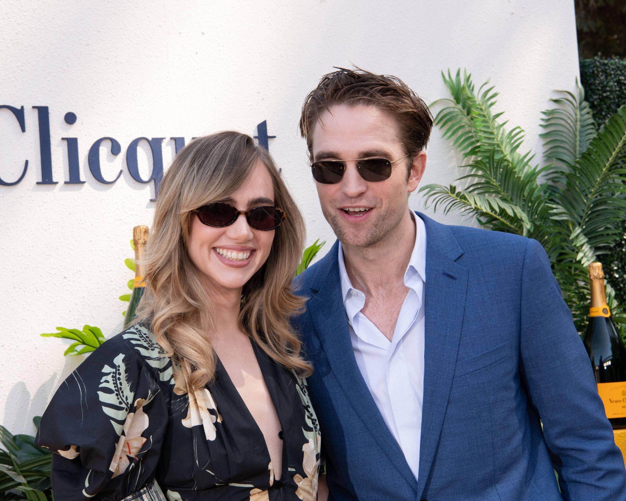 Suki Water Hoshus and Robert Pattinson in 2024 Veuve Clickquot Polo Classic