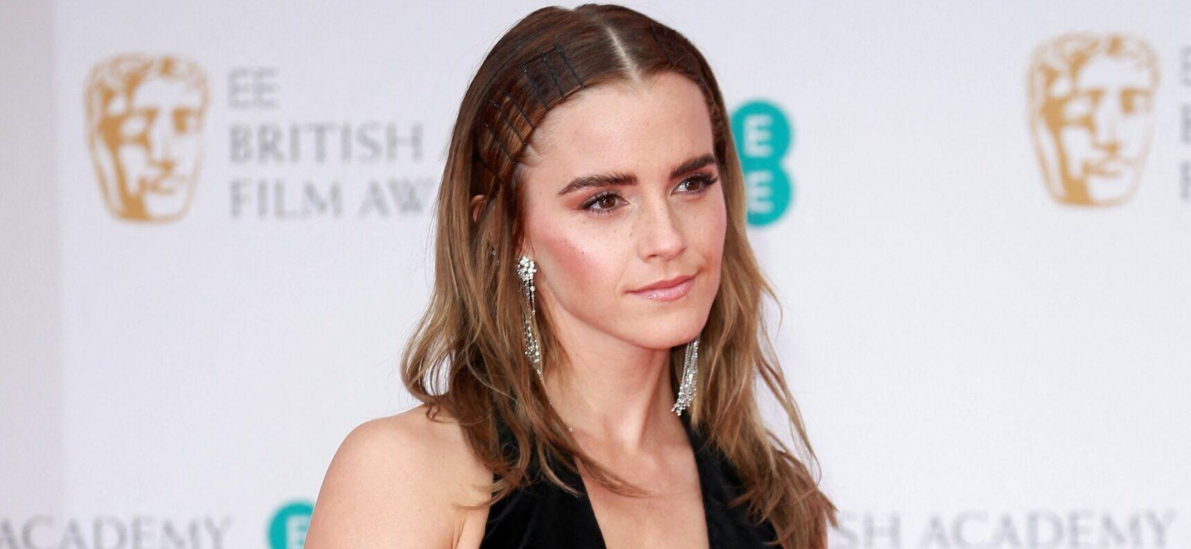 Emma Watson at EE British Academy Film Awards 2022 in London, England.