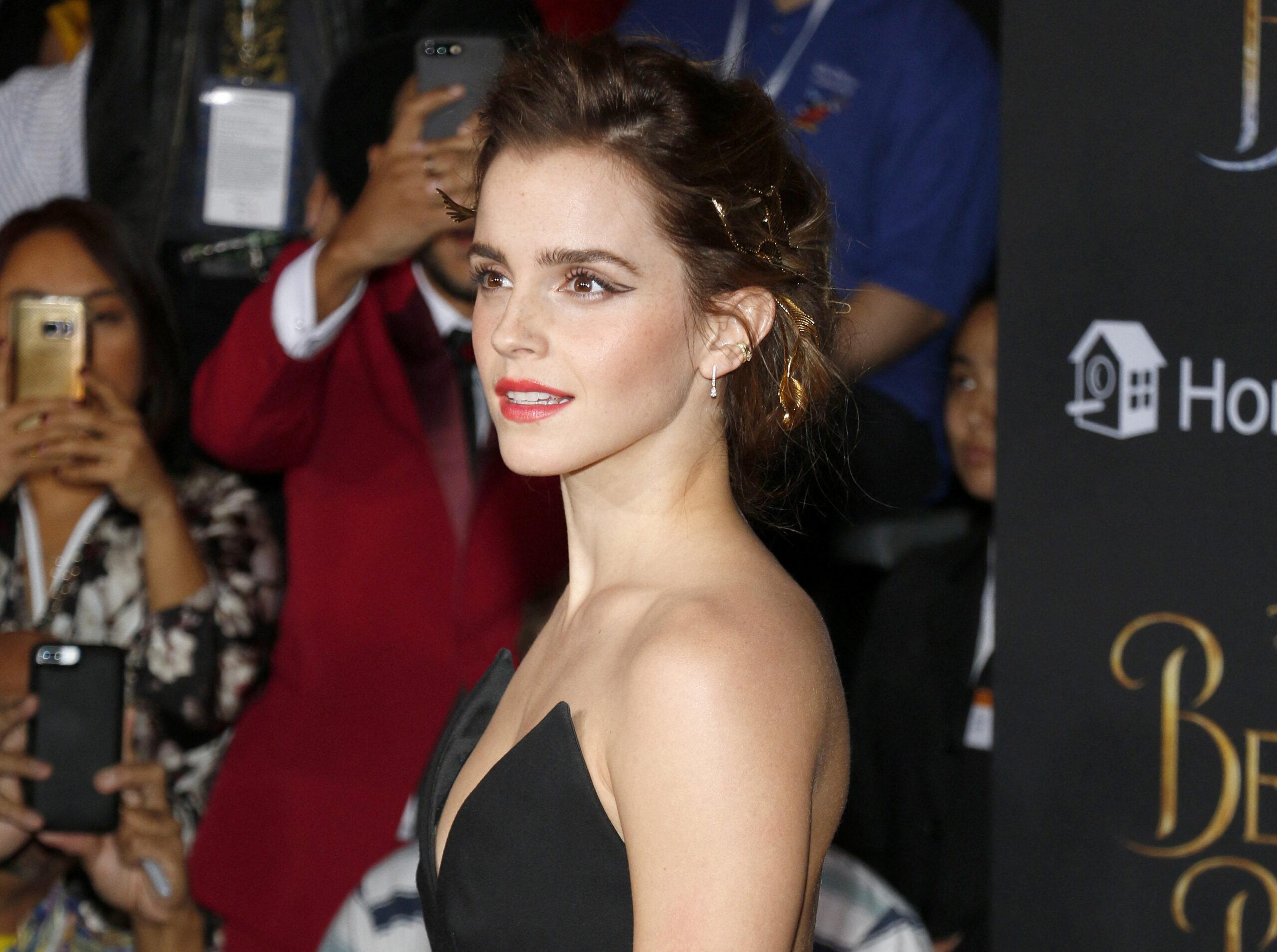 Emma Watson at the World premiere of 'Beauty And The Beast'