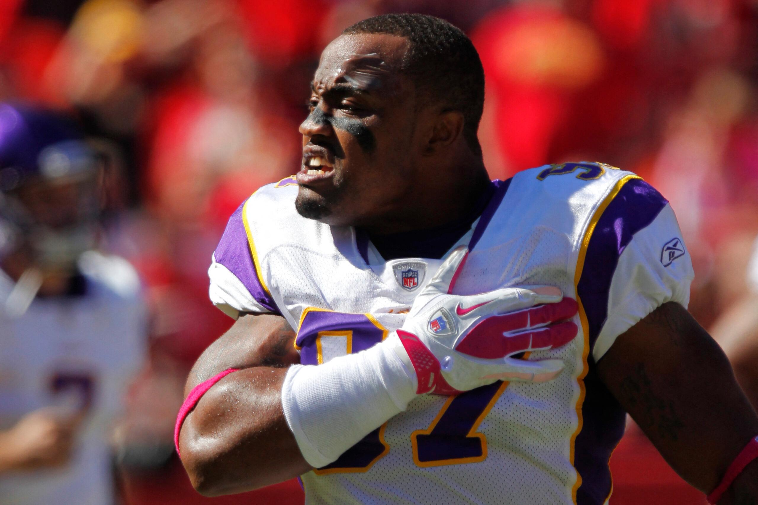 Everson Griffen playing for the Vikings.