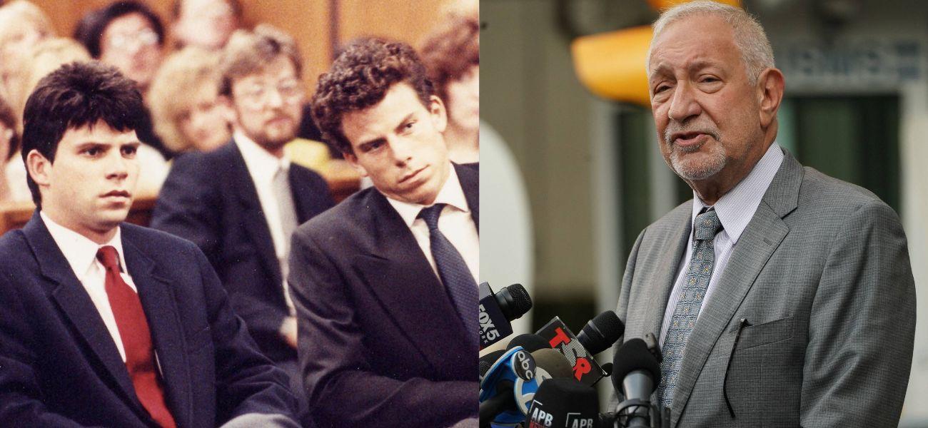 The Menendez brothers (left) Mark Geragos (right)