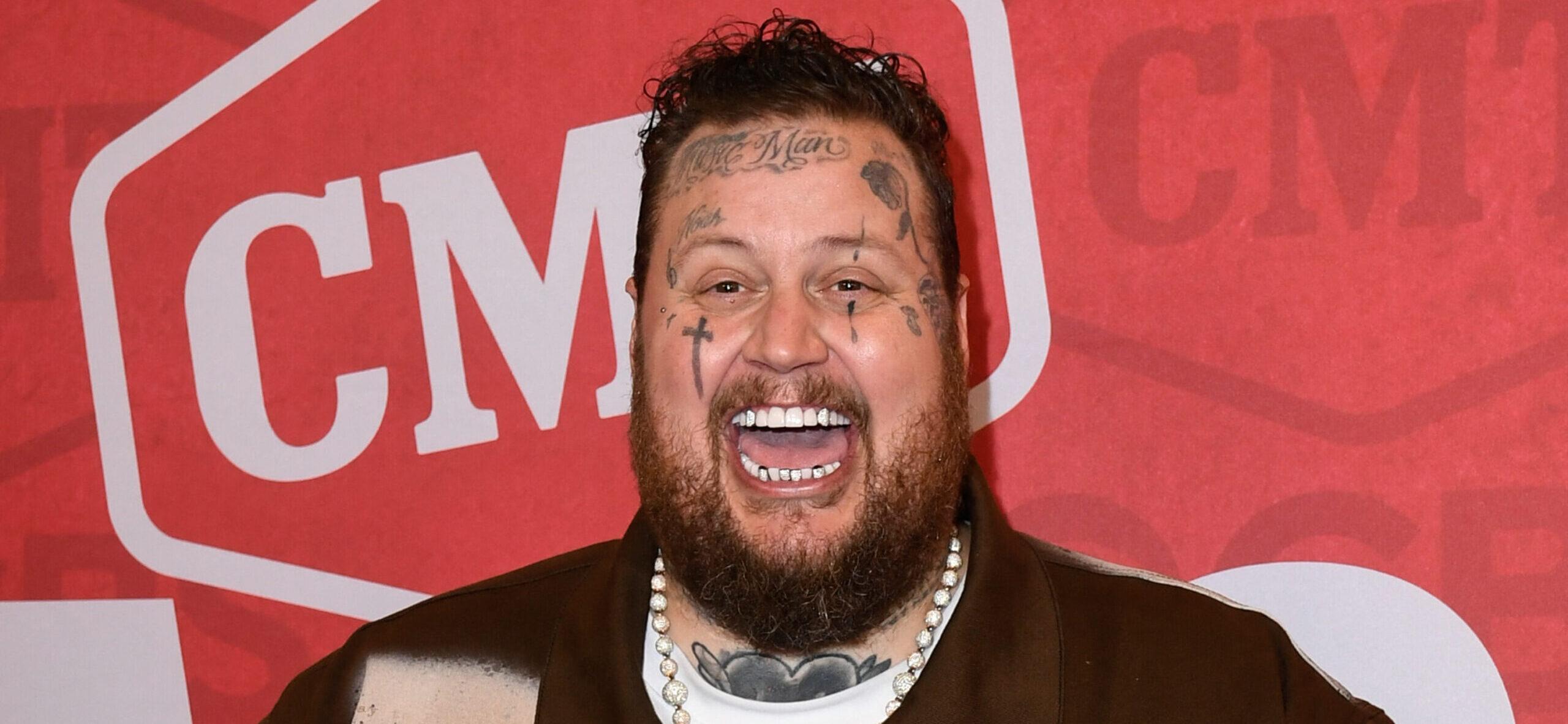 Jelly Roll at CMT Awards Winners Walk