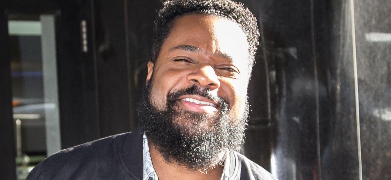 Malcolm-Jamal Warner is seen leaving the Good Day New York