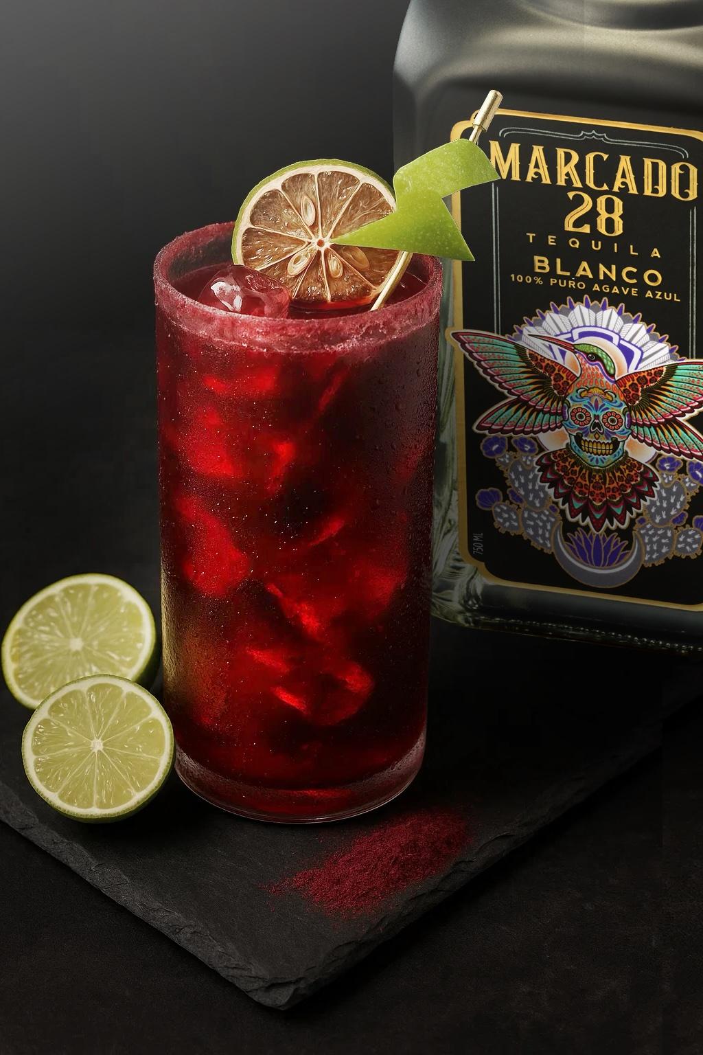Marcado 28 tequila cocktail