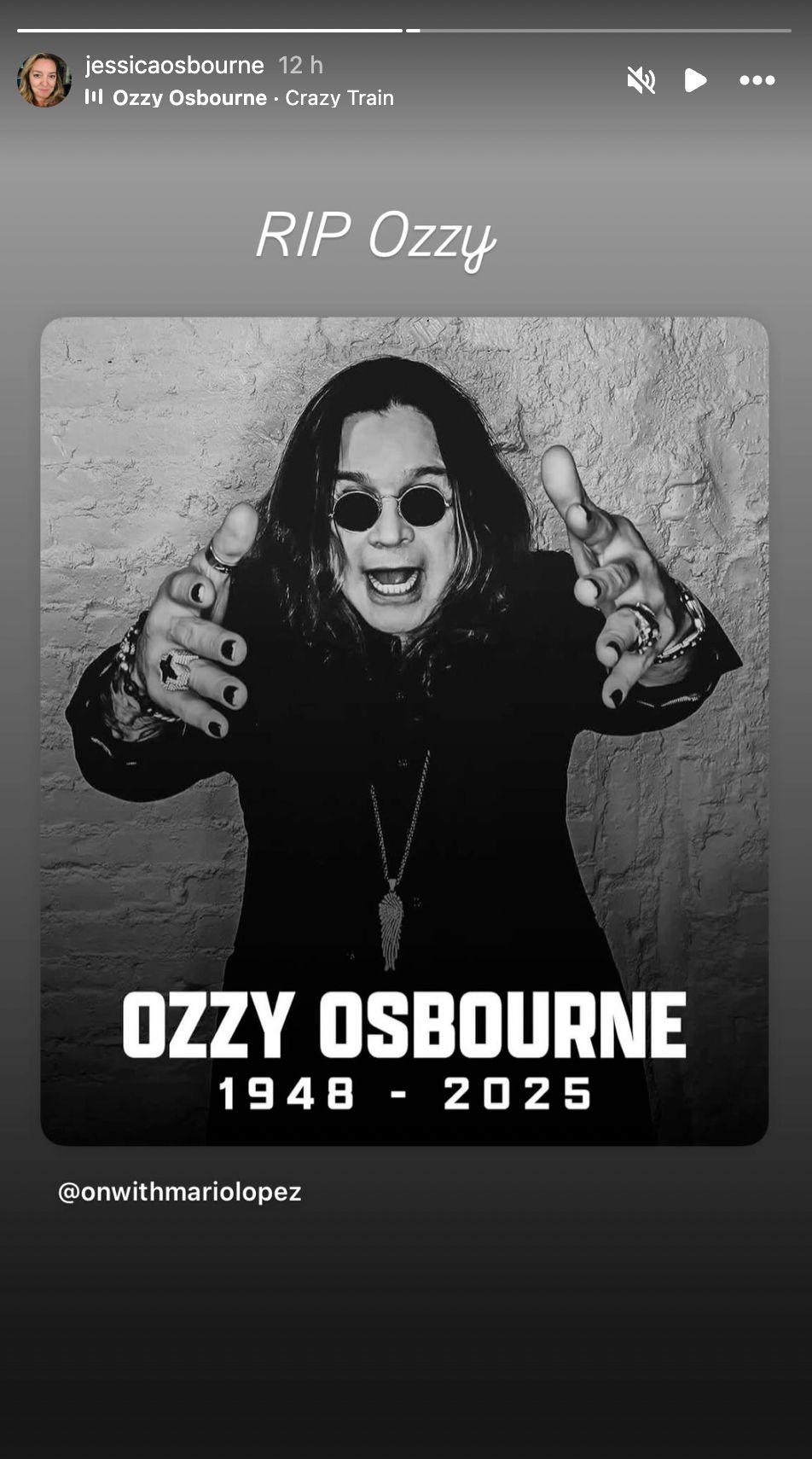Jessica Osborne paga a Trucking Ozzy Osborne