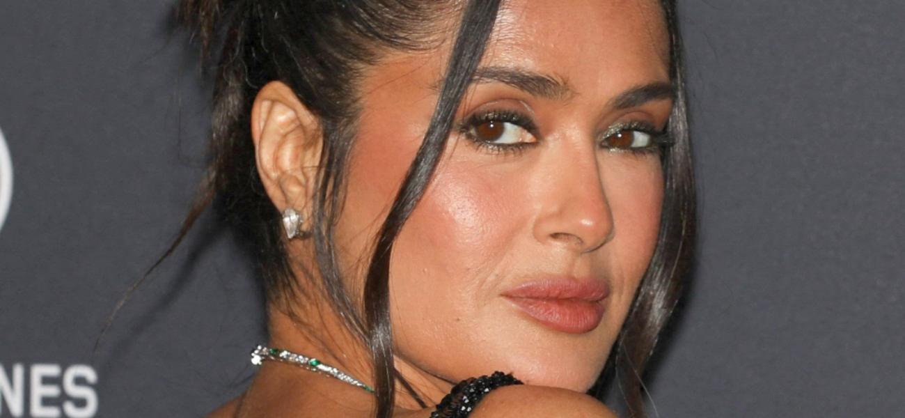 Salma Hayek close up