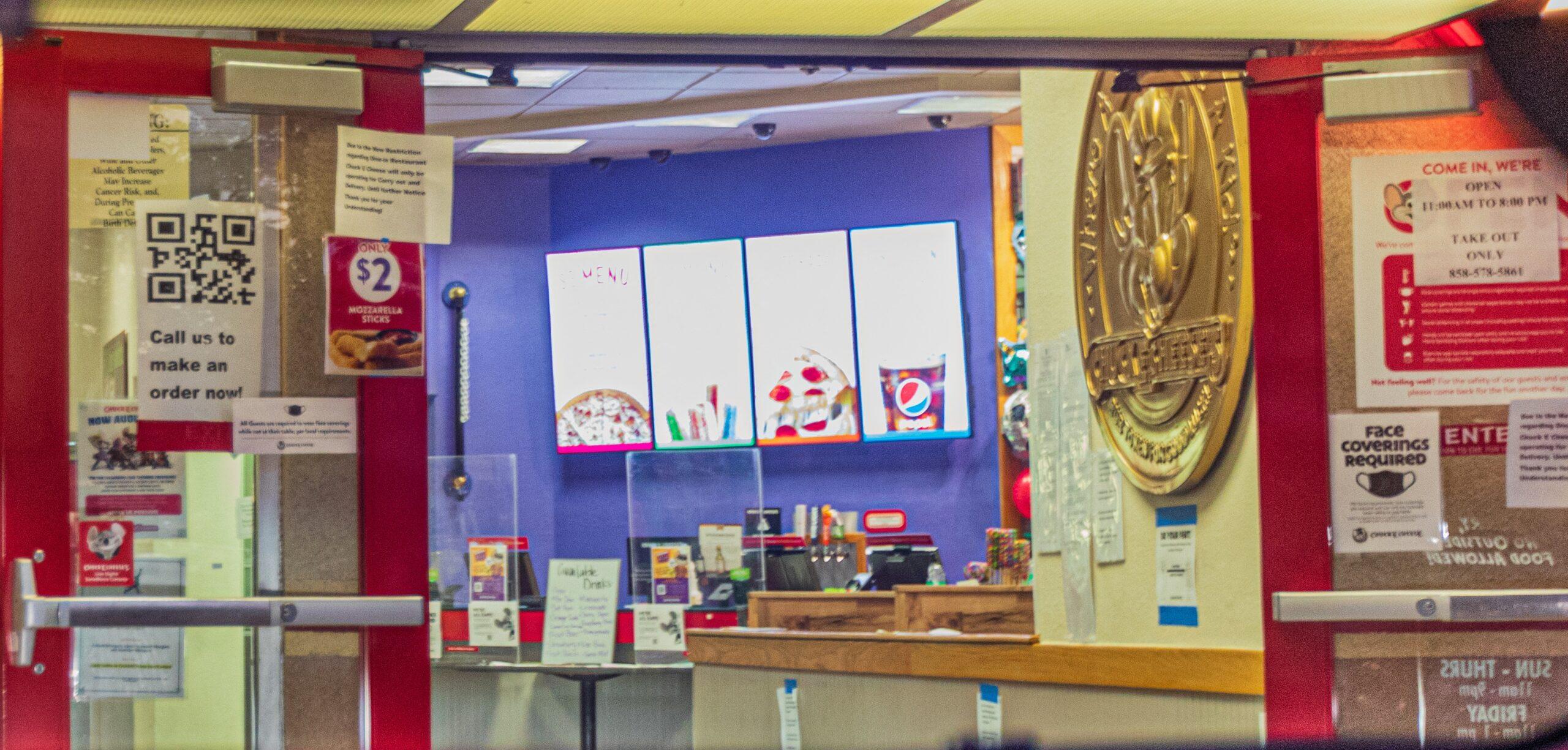 Chuck E Cheese's Openings in San Diego.