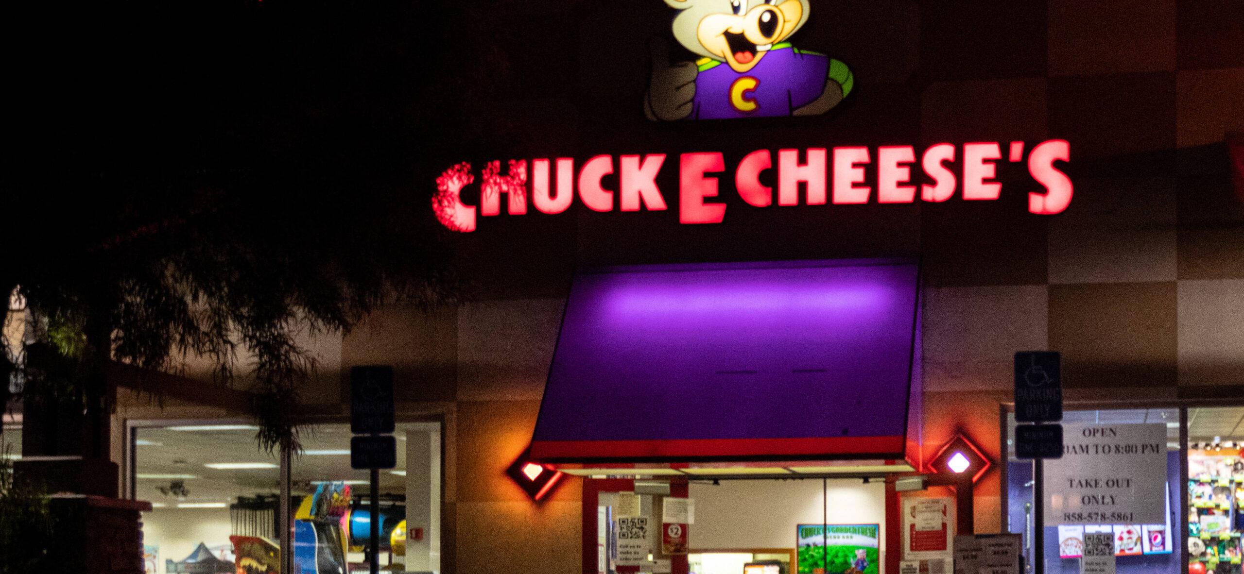 Chuck E Cheese's Openings in San Diego.