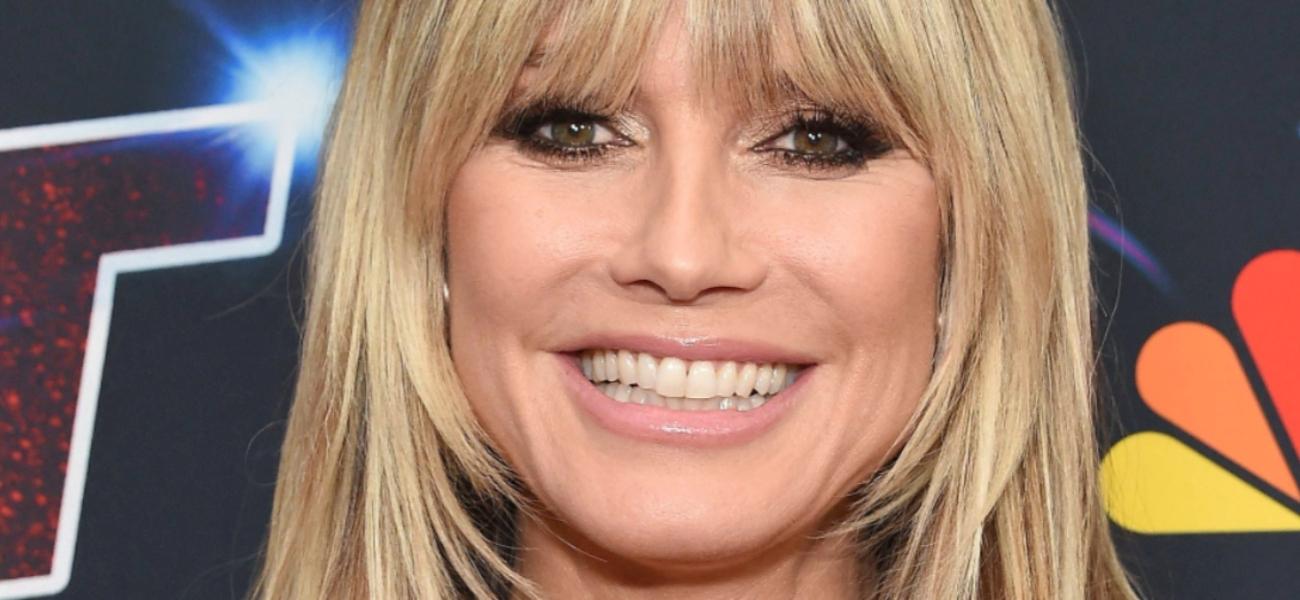 Heidi Klum close up