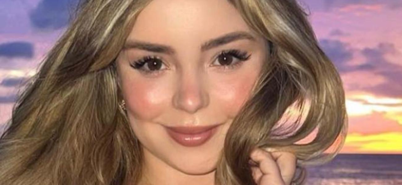 Demi Rose close up and outdoors
