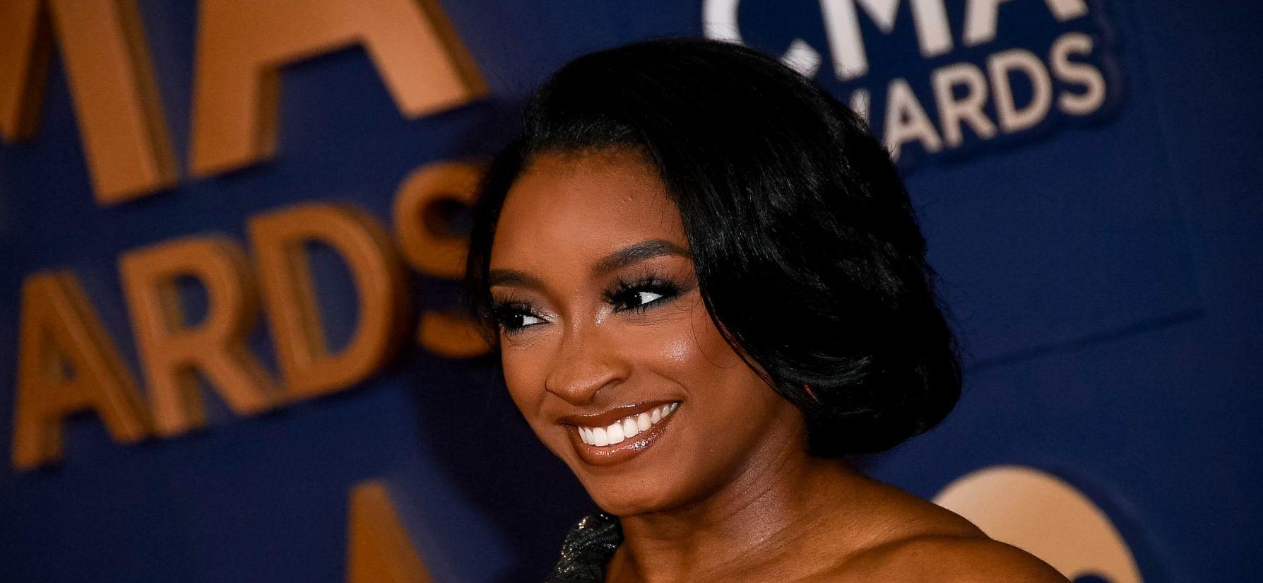 Simone Biles Smiling