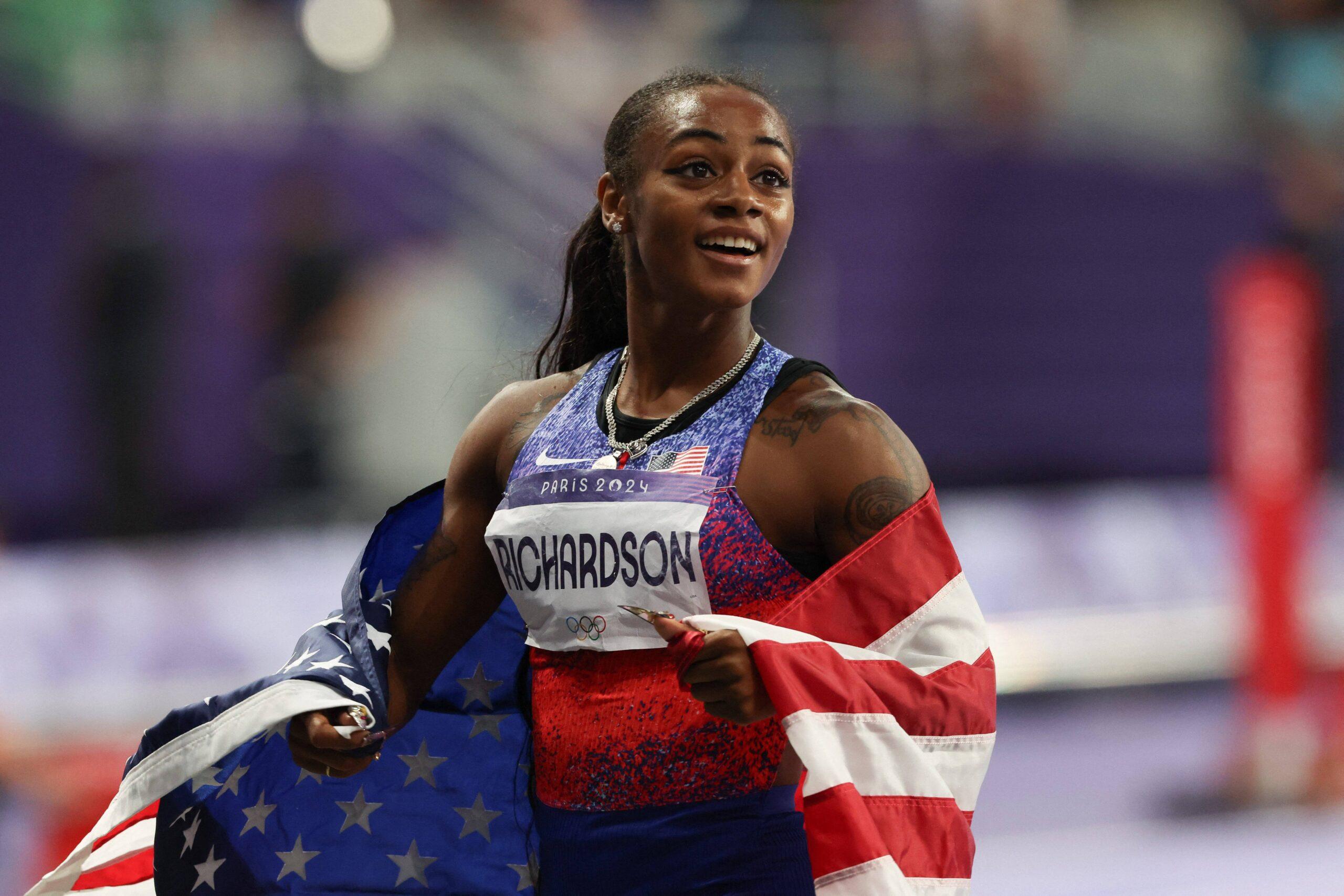 Sha'Carri Richardson at the Olympics.