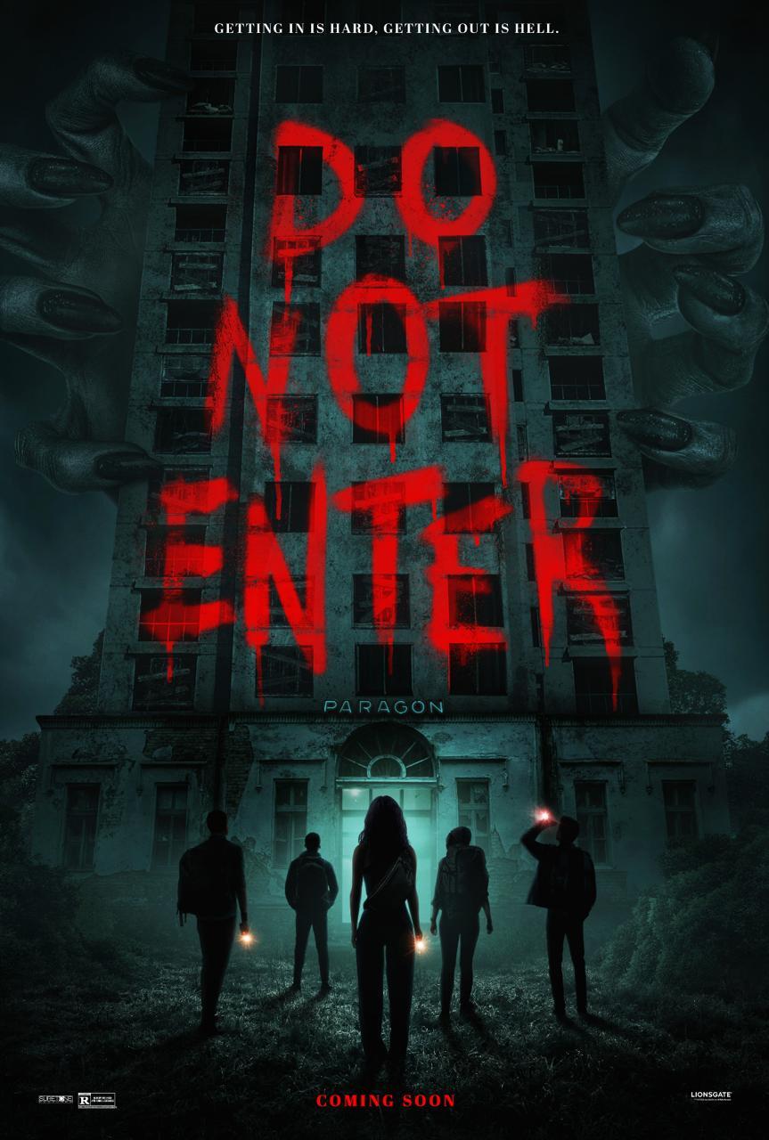 Do not enter the poster