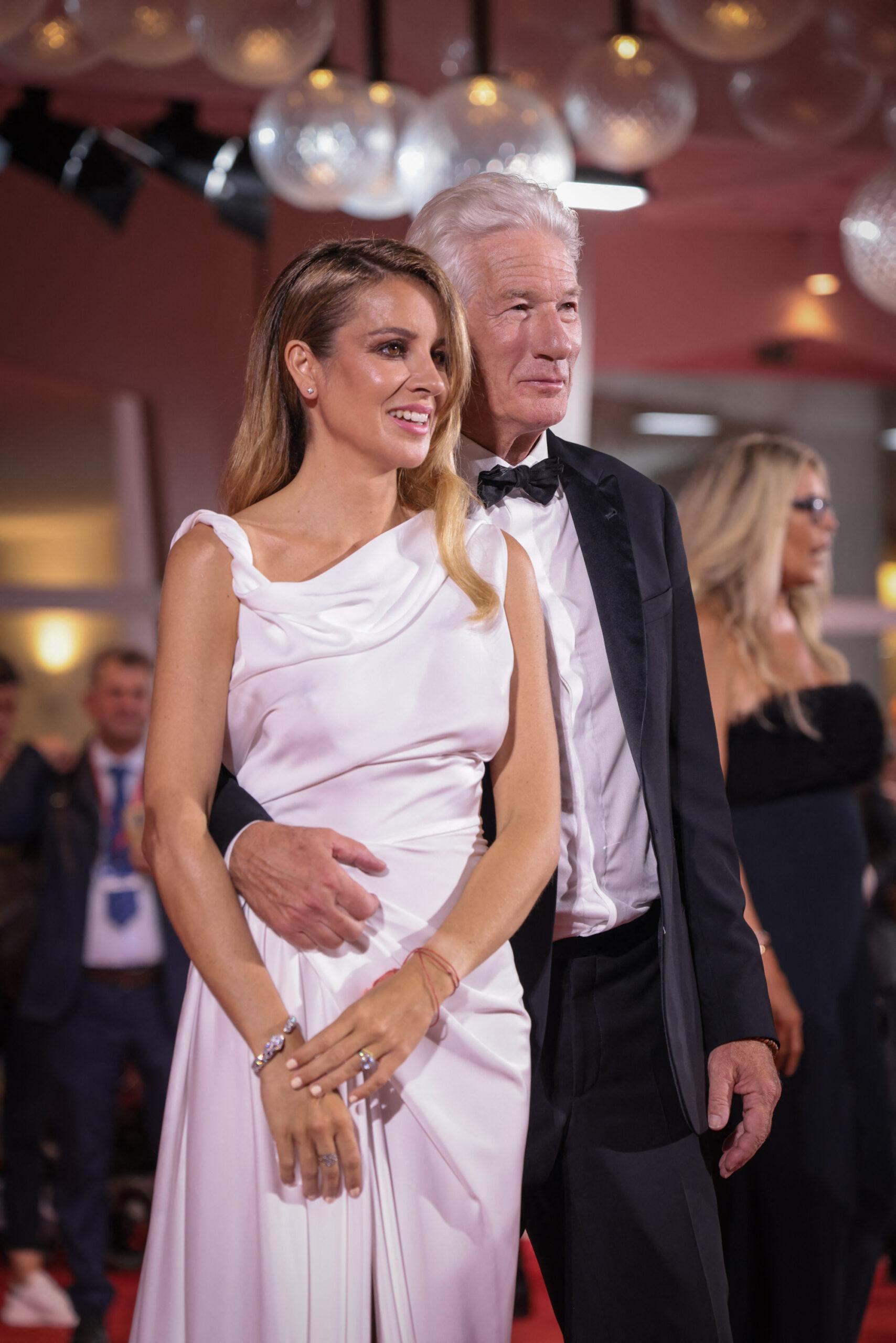 Elekhandra Silva and Richard Gerger for the Italian Prize Prize Venice Red carpet - 81st Venice International Film Festival