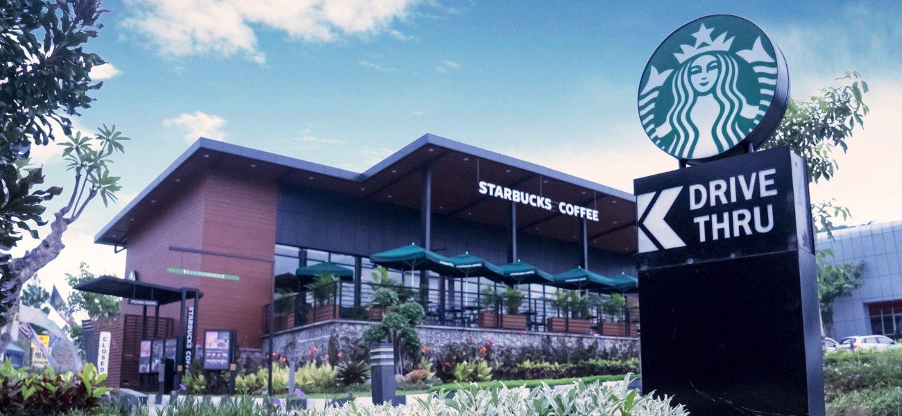 Starbucks drive thru