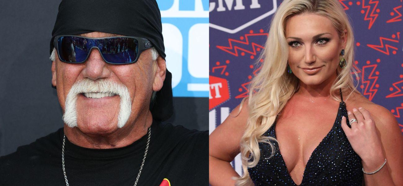 Hulk Hogan (left) Brooke Hogan (right)