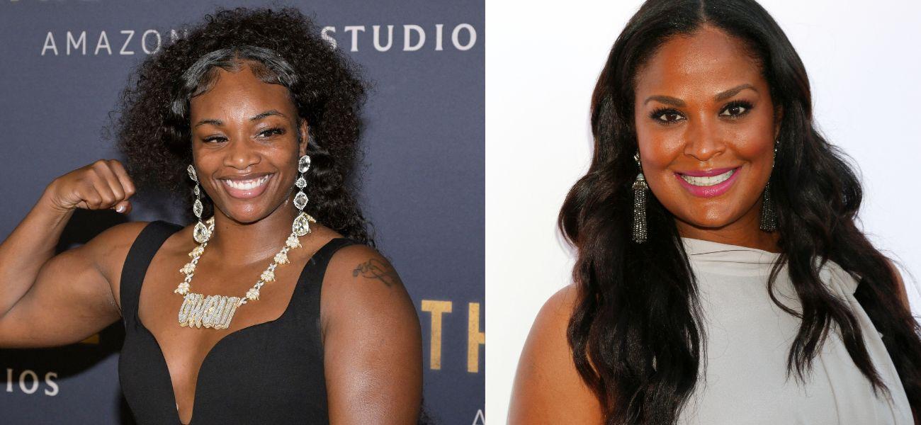 Photo collage of Laila Ali and Claressa Shields.