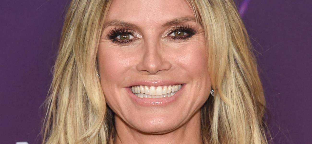 Heidi Klum close up