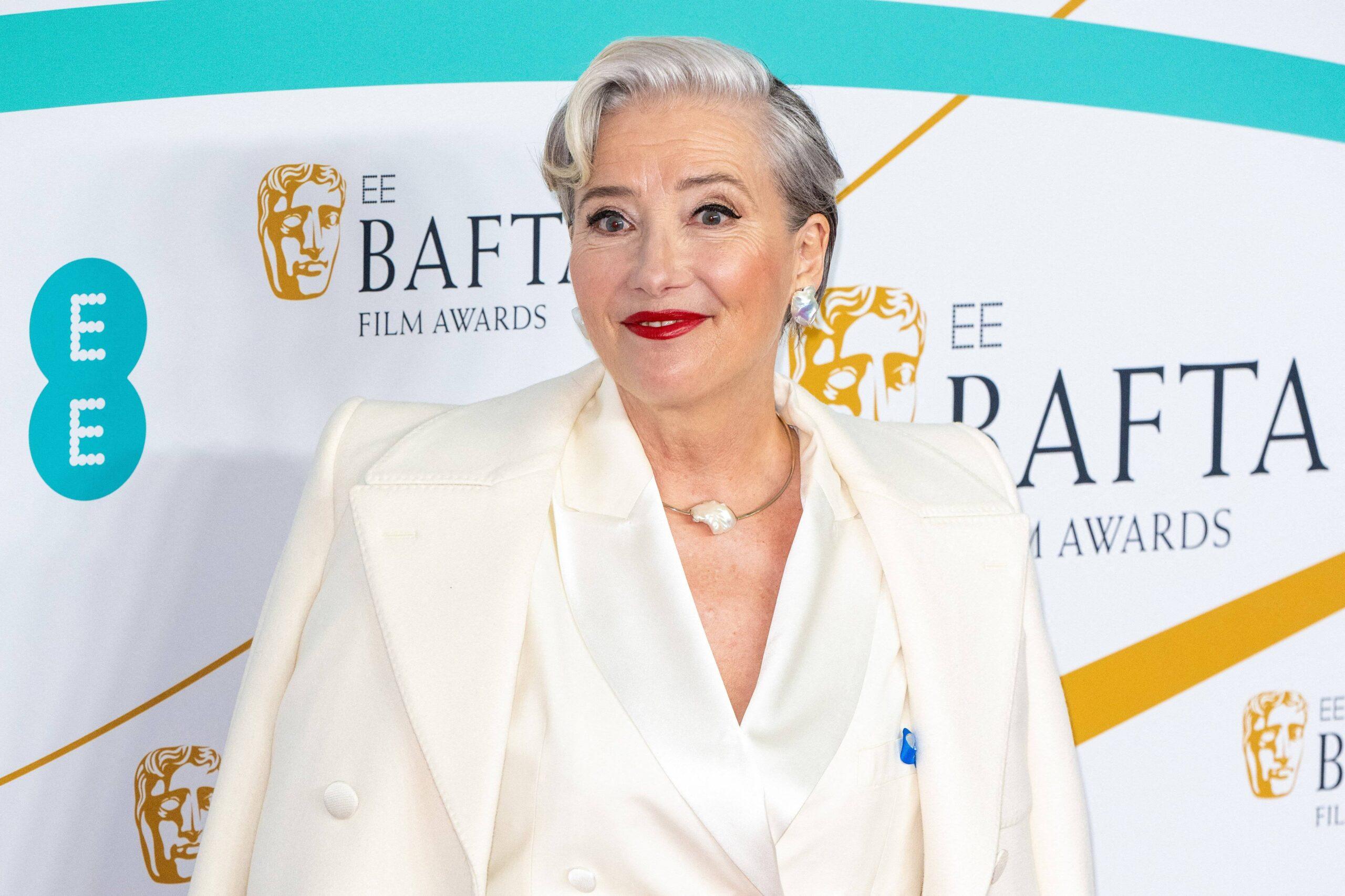 Emma Thompson at the 76th EE British Academy Film Awards, Arrivals, Royal Festival Hall, London, UK - 19 Feb 2023