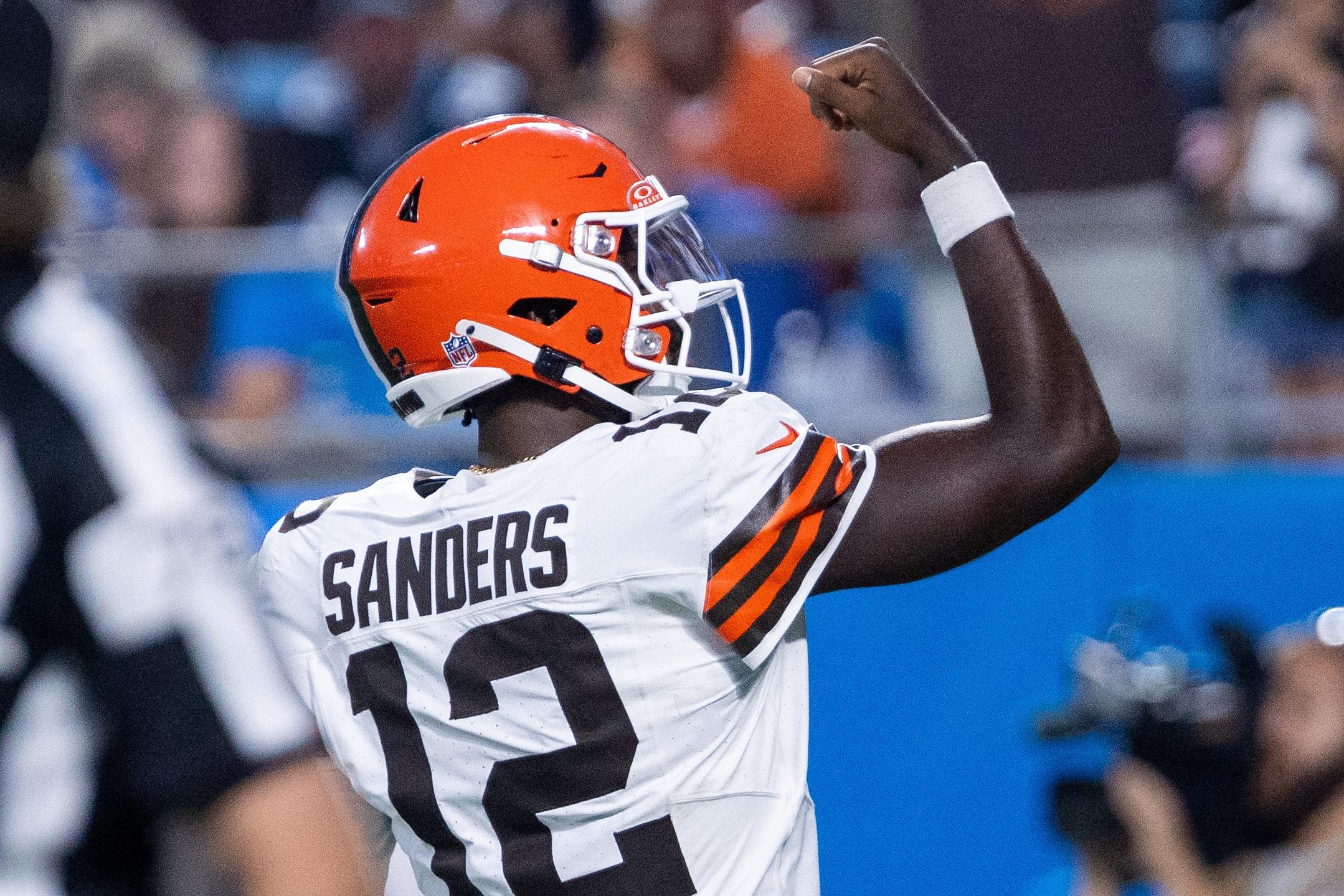 Shedeur Sanders of the Cleveland Browns.