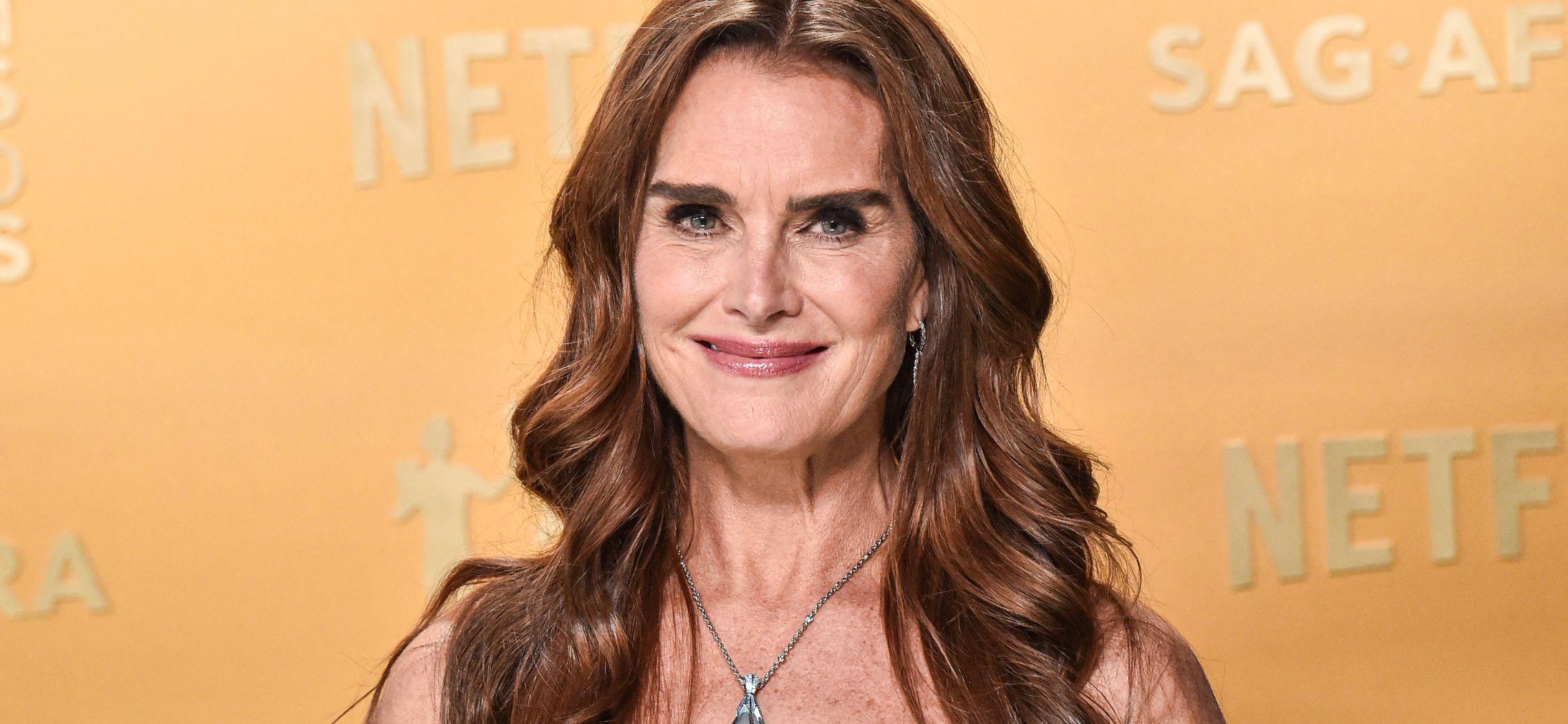 Brooke Shields smiling
