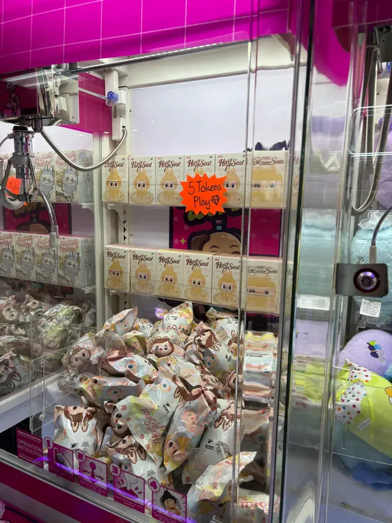 Claw Machine with Labubus