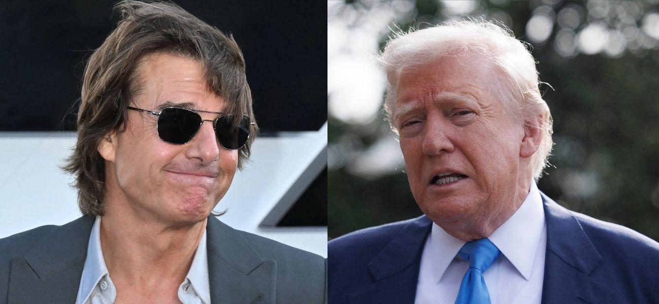 Tom Cruise, Donald Trump, photo collage
