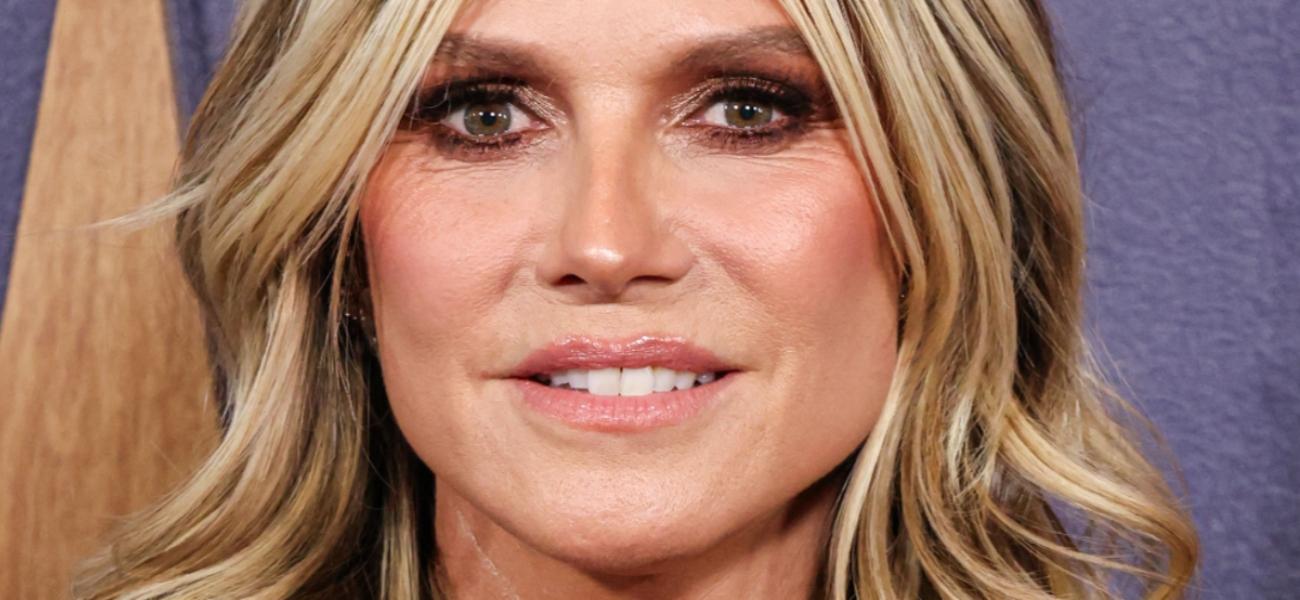 Heidi Klum close up