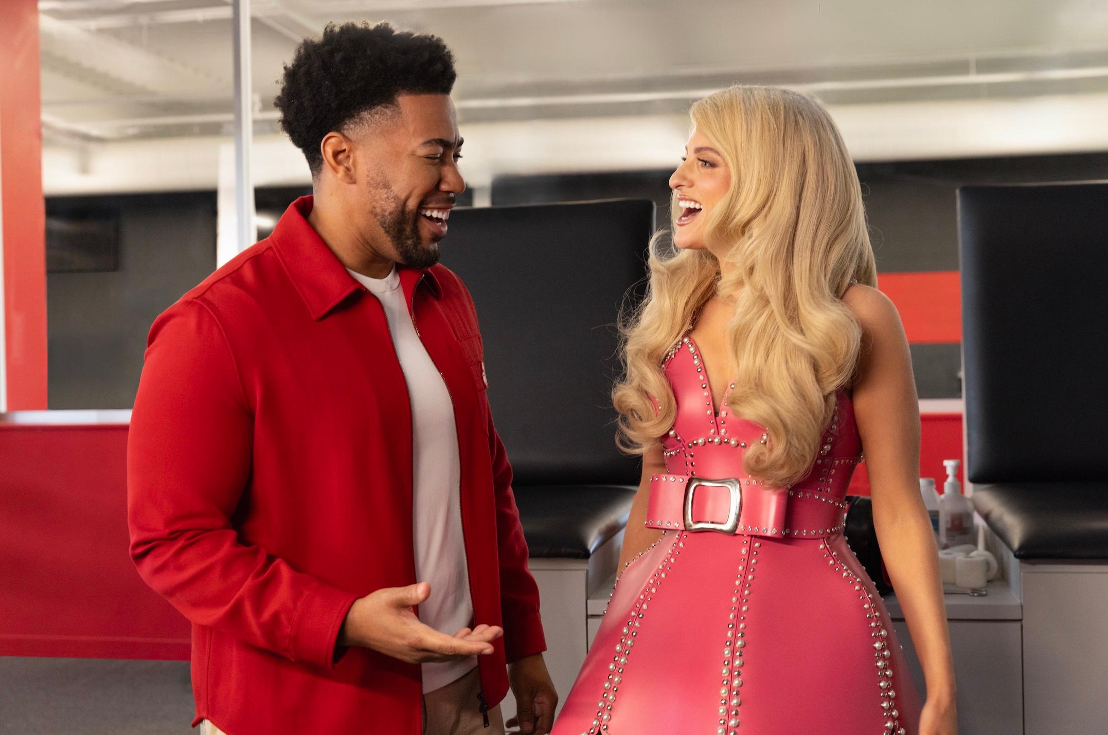Meghan Trainor, and jake from state farm