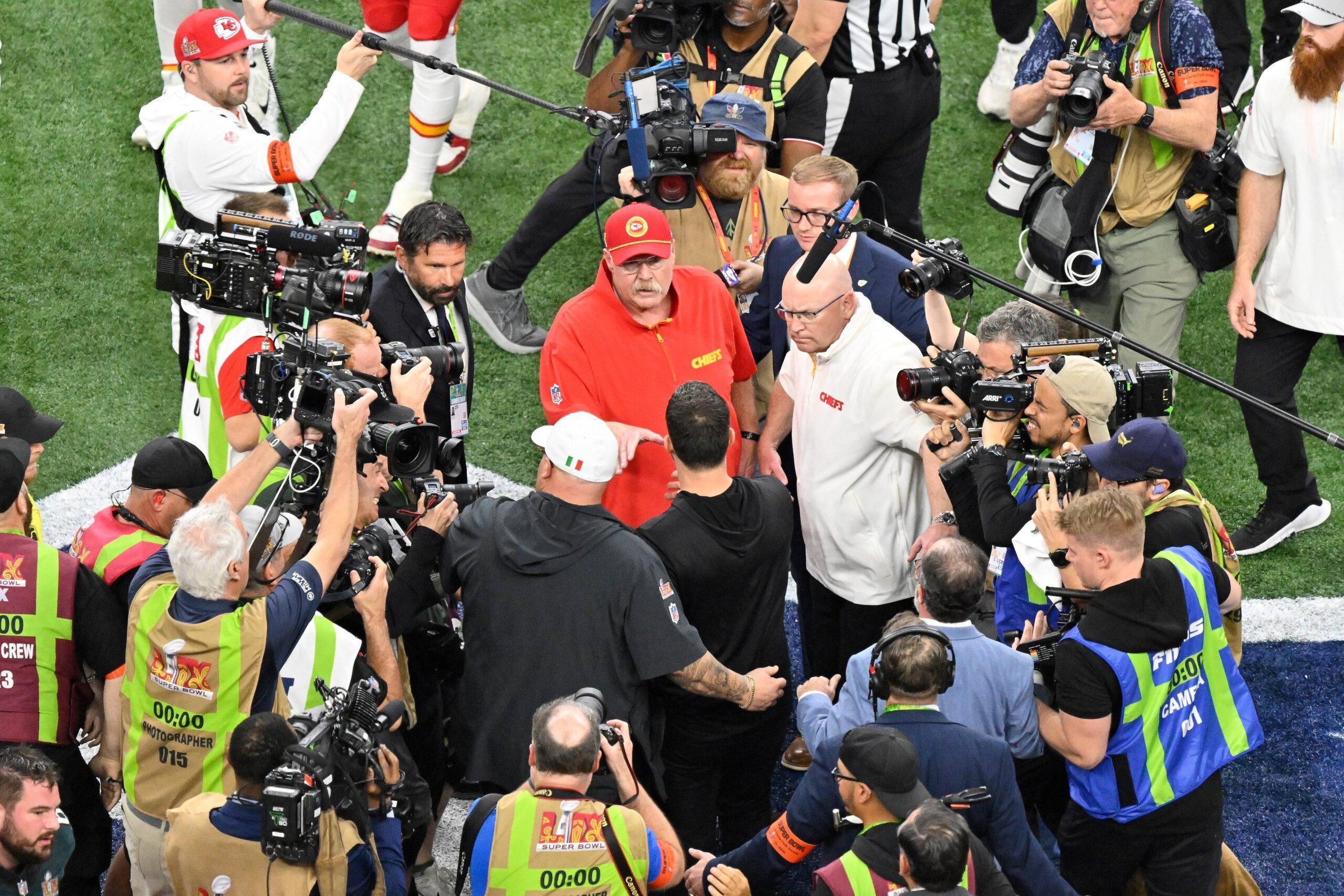 Andy Reid after Super Bowl