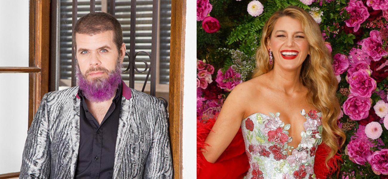 Perez Hilton (left) Blake Lively (right)