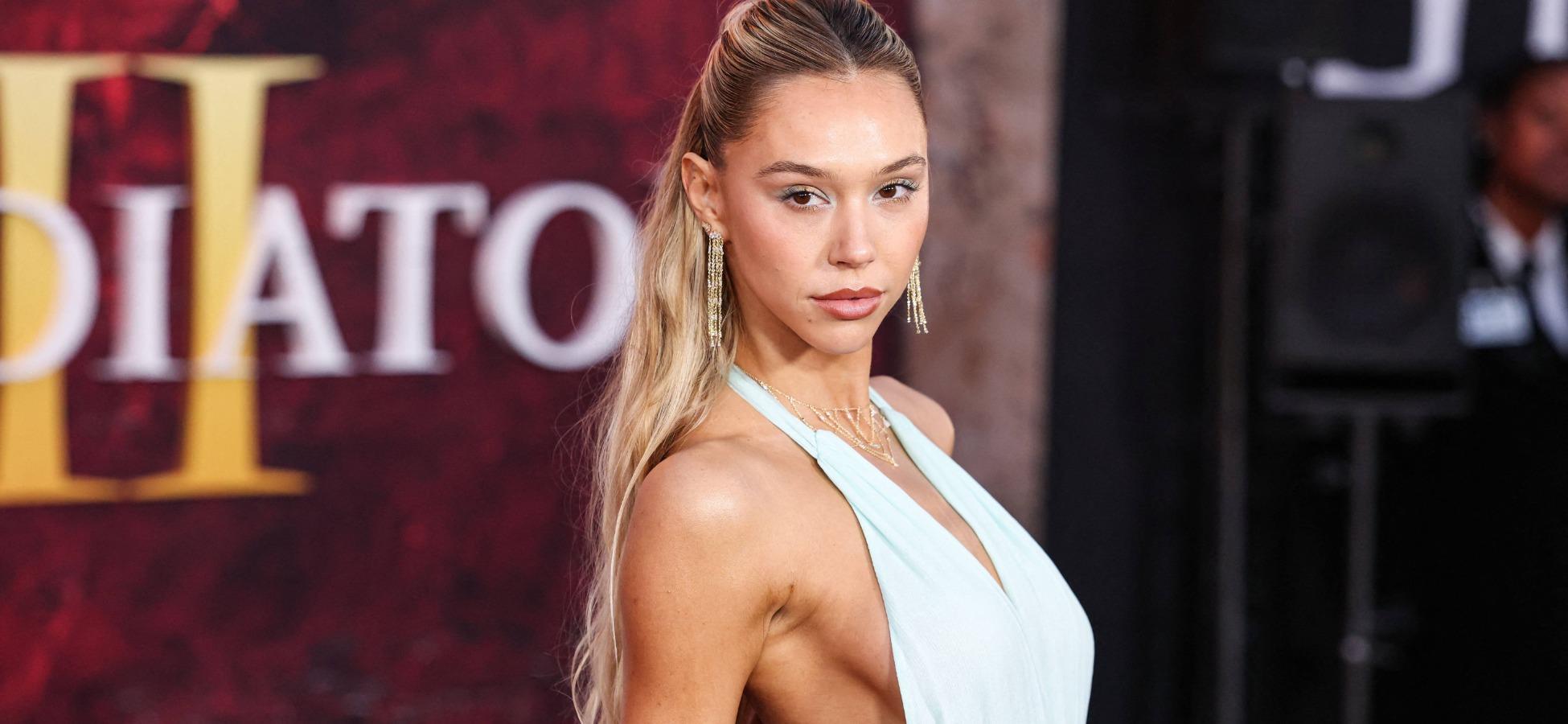 Alexis Ren on red carpet
