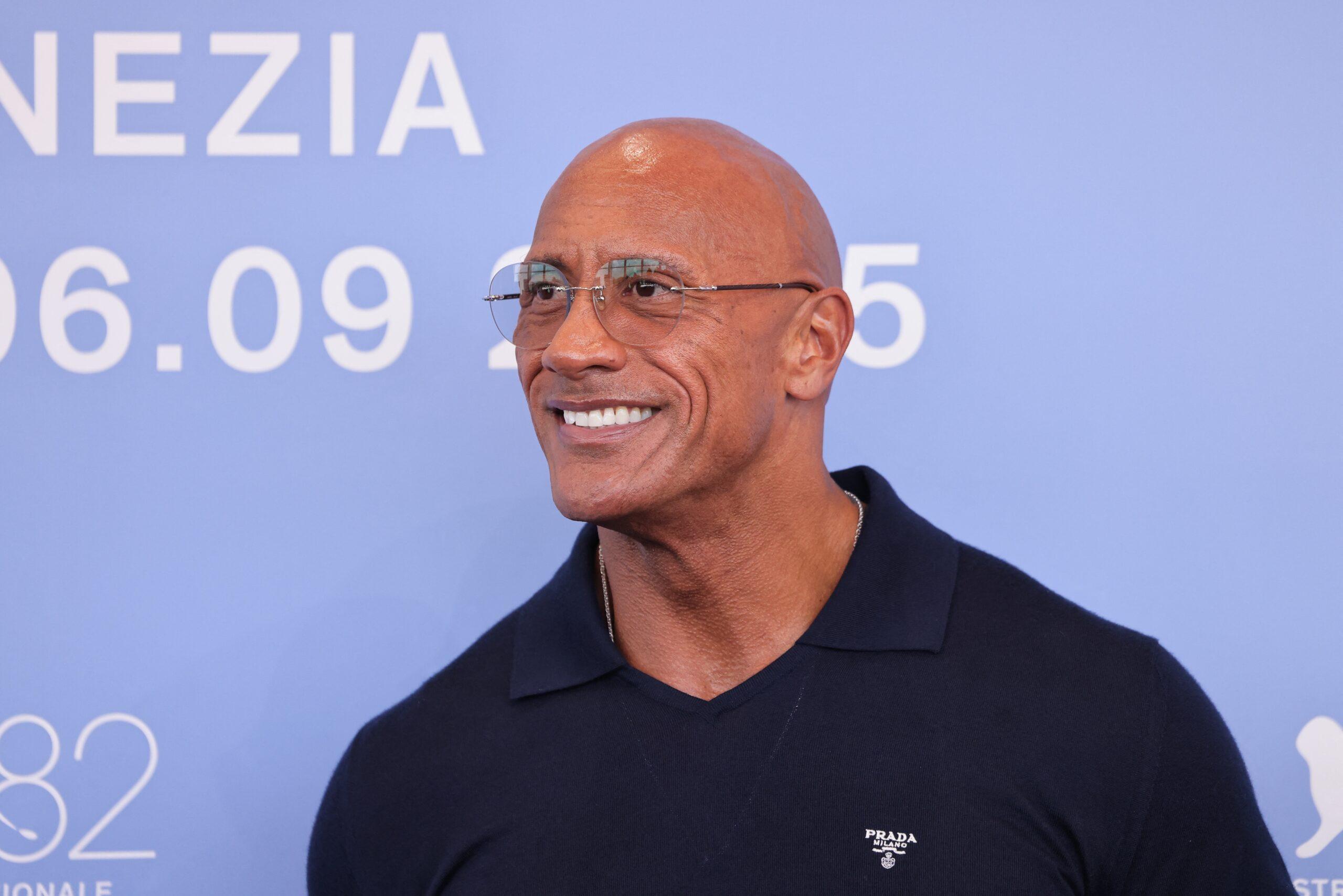 Dwayne Johnson in "Shatter" Photocall during the 82nd Festival in the International Film Venice