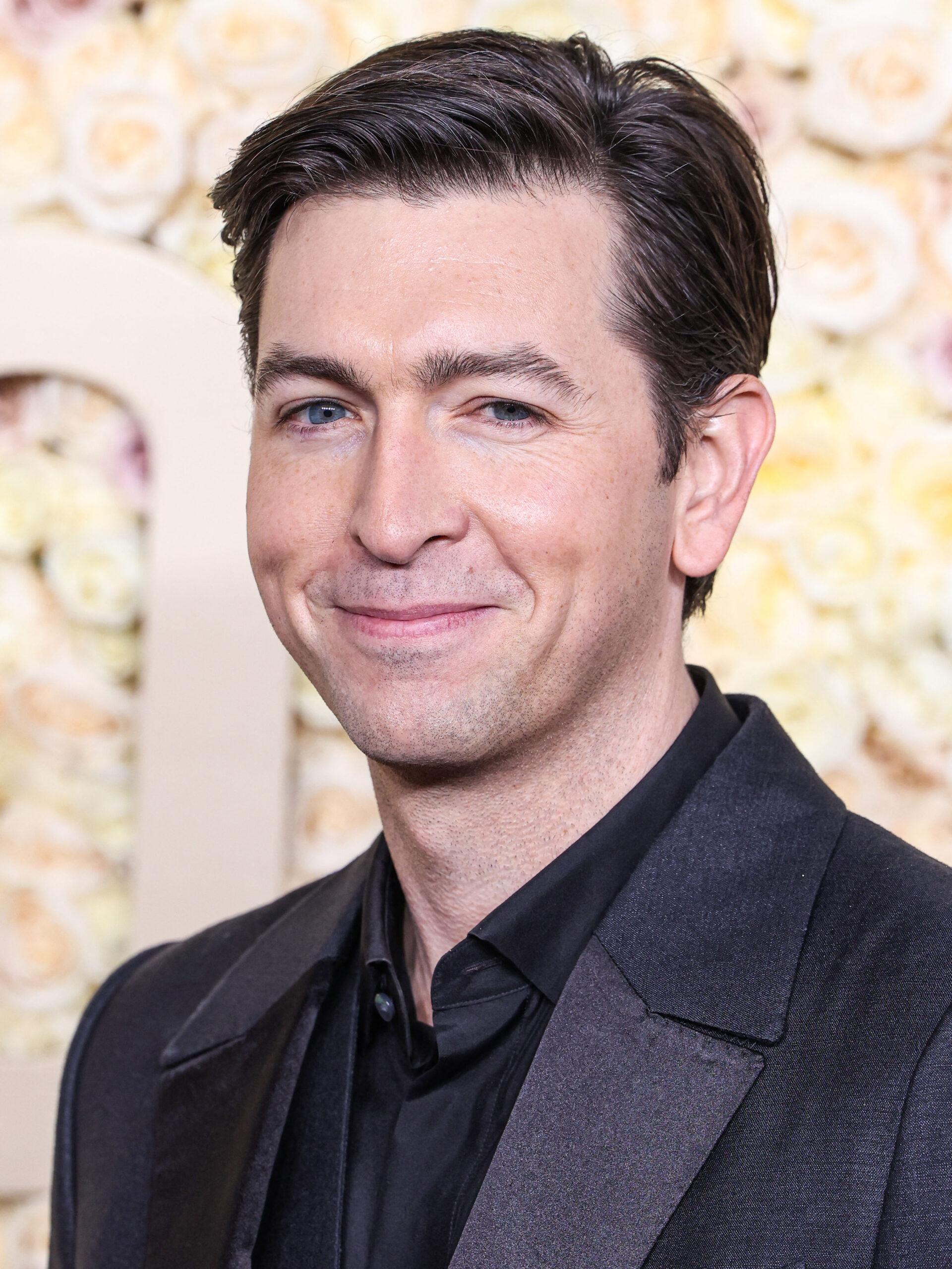 'Succession' Star Nicholas Braun at the 81st Annual Golden Globe Awards