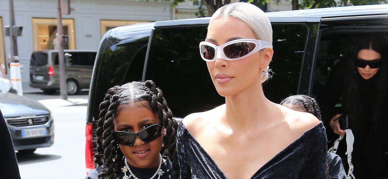 Kim Kardashian and her daughter North West