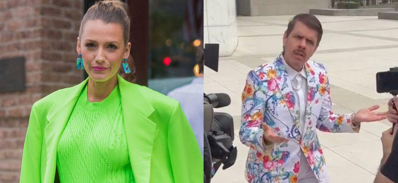 Blake Lively (left) Perez Hilton (right)