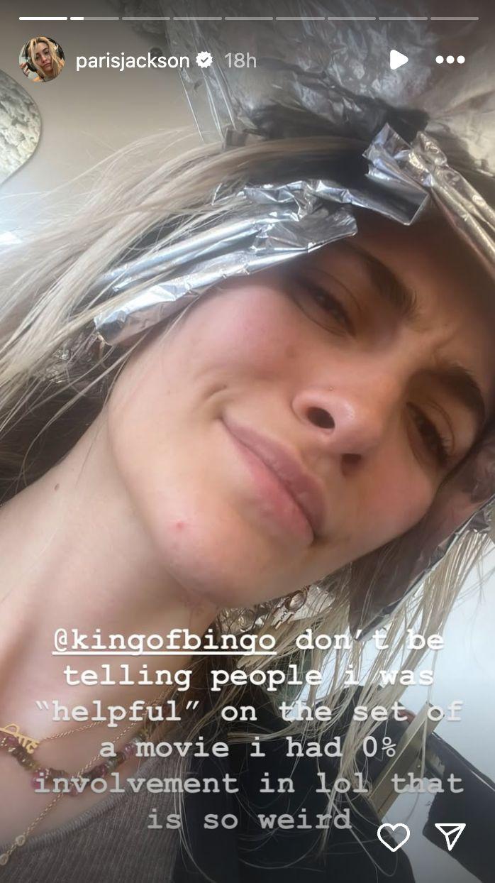 Paris Jackson talks dad's biopic on her Instagram Stories